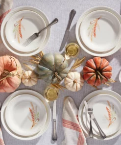 Lenox Profile Harvest 4-Piece Accent Plate Set Dinnerware