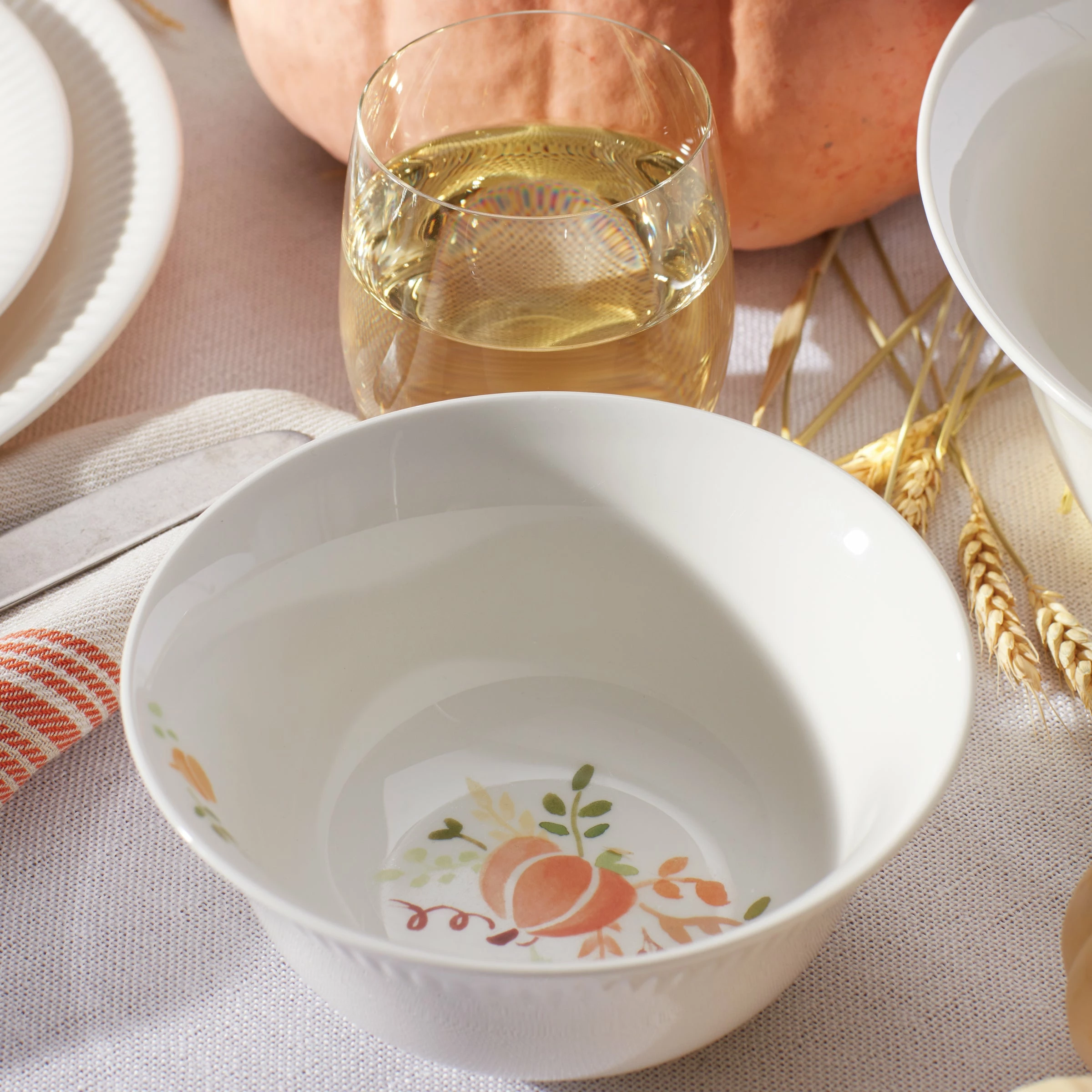 Lenox Profile Harvest 4-Piece All-Purpose Bowl Set Dinnerware