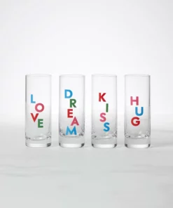 Kate Spade Accessories Celebrate 4-Piece Shot Glass Set