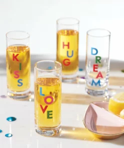 Kate Spade Accessories Celebrate 4-Piece Shot Glass Set