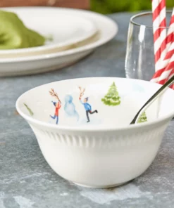 Lenox Profile Snow Day 12-Piece Dinnerware Set