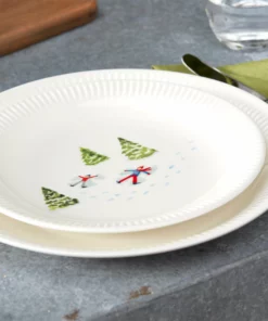 Lenox Profile Snow Day 12-Piece Dinnerware Set