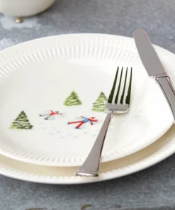 Lenox Profile Snow Day 12-Piece Dinnerware Set