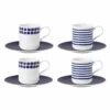Kate Spade Dinnerware Charlotte St 4PC Espresso Cups