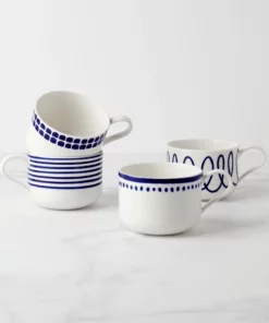 Kate Spade Charlotte St 4PC Mugs Dinnerware