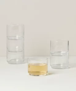 Lenox Drinkware Tuscany Classics Stackable 6PC Short Glasses