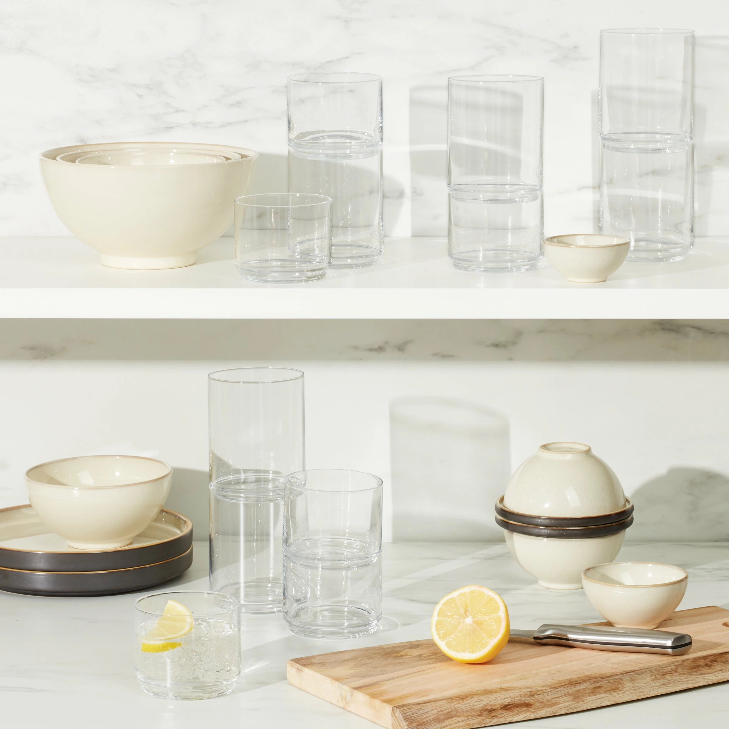 Lenox Drinkware Tuscany Classics Stackable 6PC Short Glasses