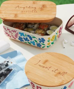 Kate Spade Floral Fields Container, S/2 Kitchen