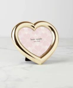 Kate Spade Charmed Life Gold Heart Frame Home Décor