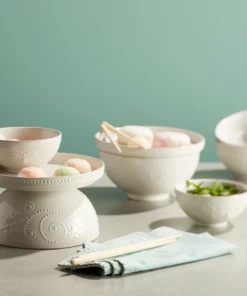 Lenox French Perle 8pc Luna Nesting Dinnerware Set