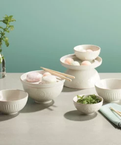 Lenox French Perle 8pc Luna Nesting Dinnerware Set