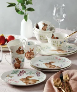 Lenox Dinnerware Butterfly Meadow Bunny 16pc Set