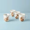 Lenox Butterfly Meadow Bunny 4pc Mugs