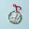 Lenox 2022 Our First Christmas Metal Deer Ornament Annuals
