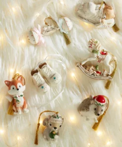 Lenox Personalized Ornaments Baby's First Cuddles & Hugs Bear Ornament