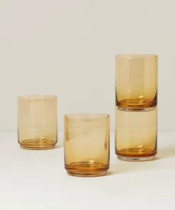 Lenox Drinkware Tuscany Classics Stackable 4-Piece Tall Glasses