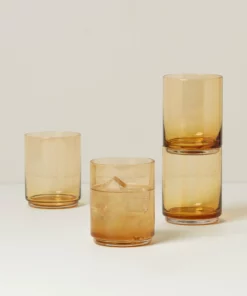 Lenox Drinkware Tuscany Classics Stackable 4-Piece Tall Glasses