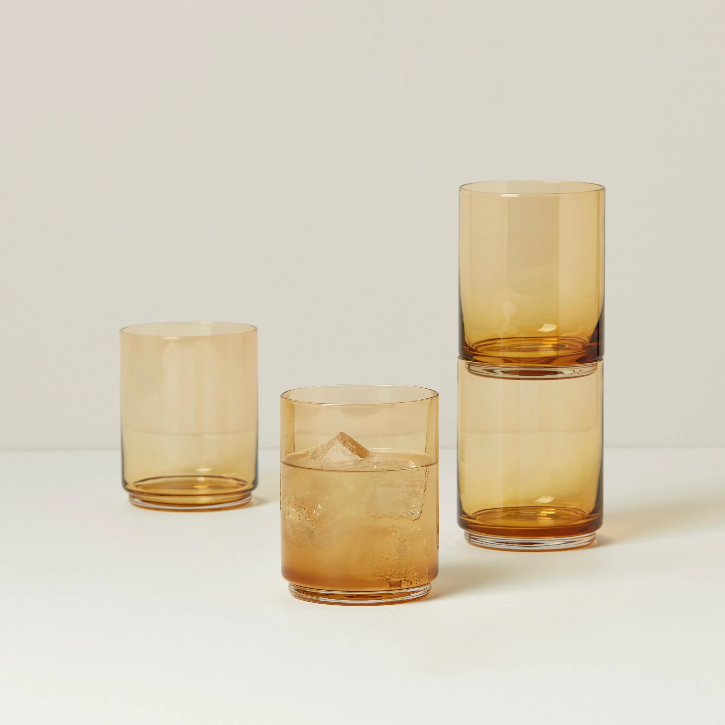 Lenox Drinkware Tuscany Classics Stackable 4-Piece Tall Glasses