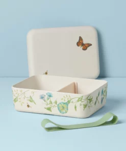 Lenox Kitchen Butterfly Meadow Bamboo Bento Box