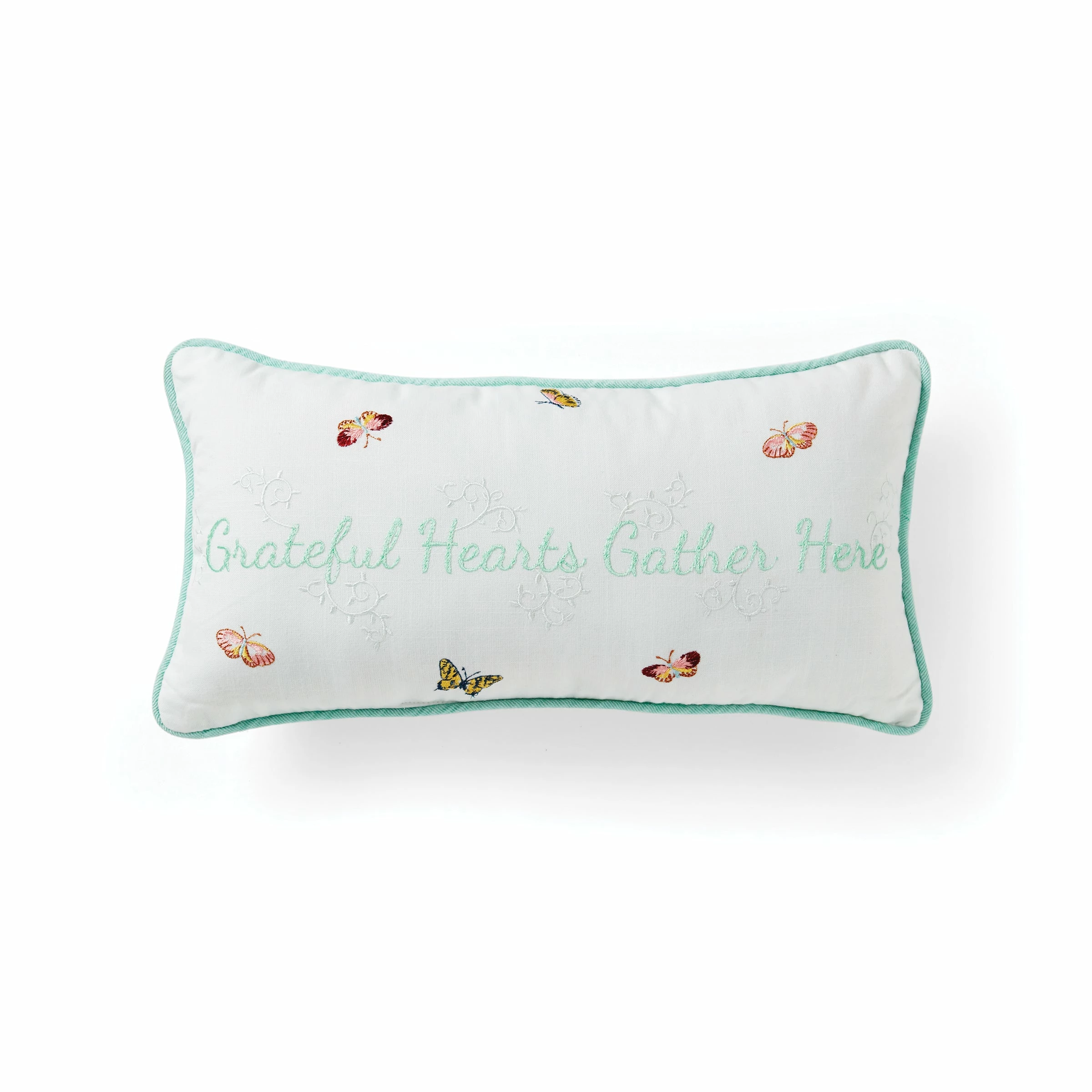 Lenox Home Décor Butterfly Meadow Live Well Pillow 10x20